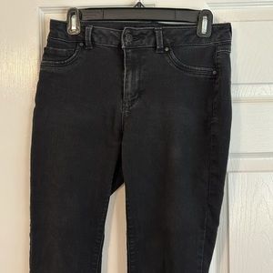 High-Waisted Black Jeans